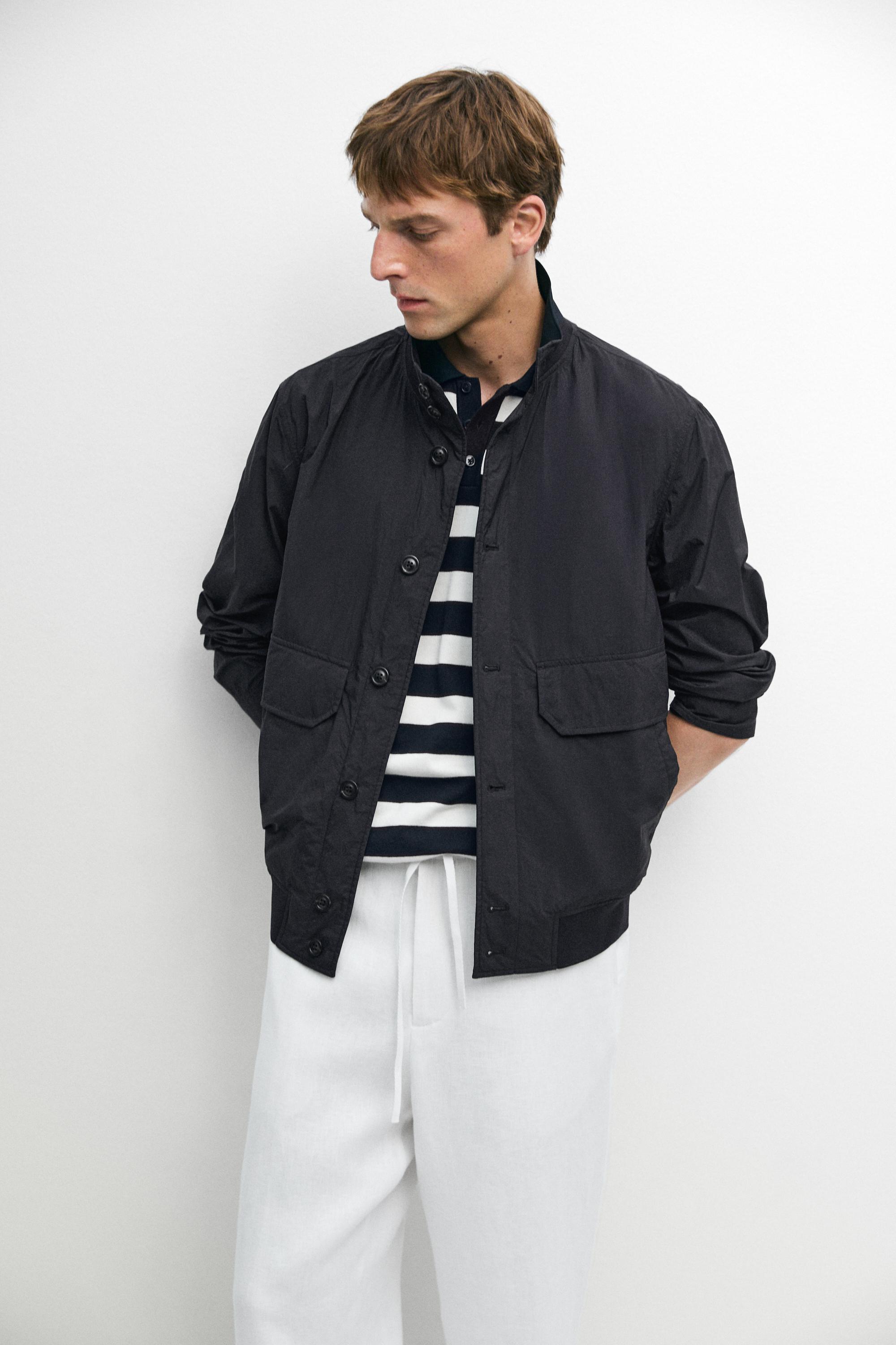 Bomber jacket with pocket details